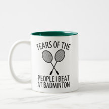 Lágrimas das Pessoas que Eu Derrotei no Badminton