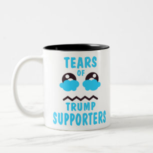 CANECA DE CAFÉ EM DOIS TONS LÁGRIMAS DE SUPORTES DE TRUMP