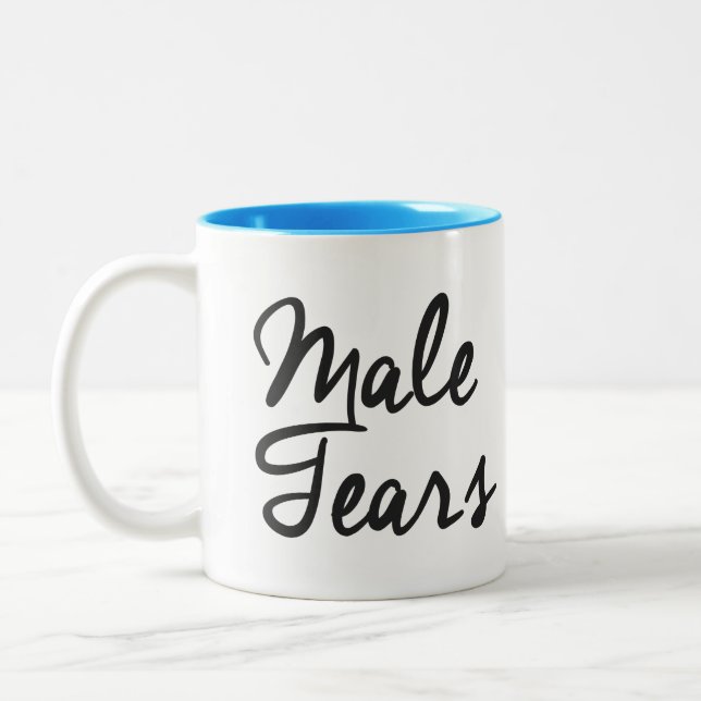 CANECA DE CAFÉ EM DOIS TONS LÁGRIMAS MASCULINAS (Esquerda)