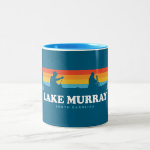 Caneca De Café Em Dois Tons Lake Murray South Carolina Canoa