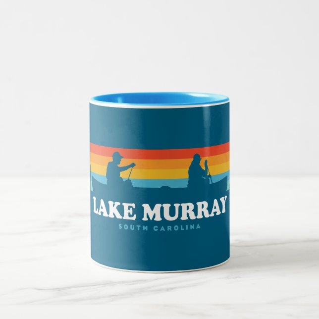 Caneca De Café Em Dois Tons Lake Murray South Carolina Canoa (Centro)