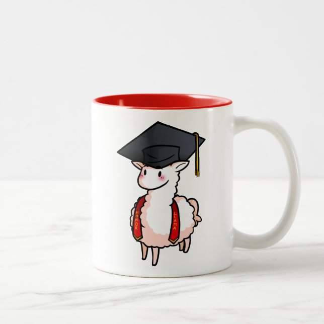 Caneca De Café Em Dois Tons Lama da graduação (Direita)