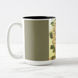 Caneca De Café Em Dois Tons Lama parvo