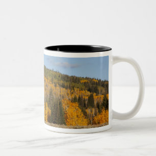 Caneca De Café Em Dois Tons Lambert Hollow, árvores de álamo