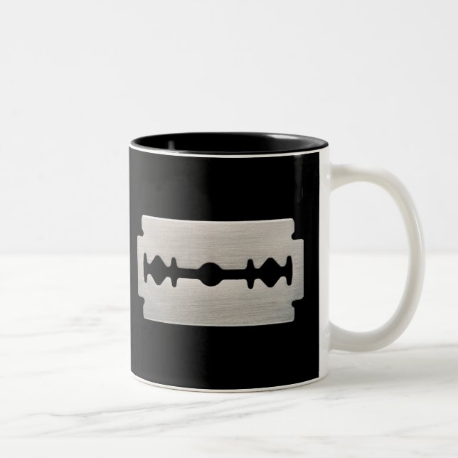 CANECA DE CAFÉ EM DOIS TONS LÂMINA DE LÂMINA DO BALANCIM DE PUNK (Direita)