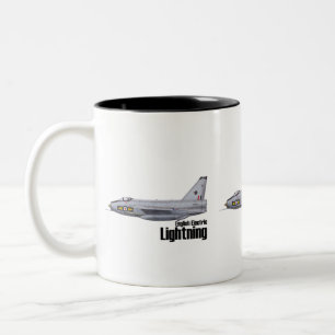 Caneca De Café Em Dois Tons Lâmpada Elétrica Inglesa