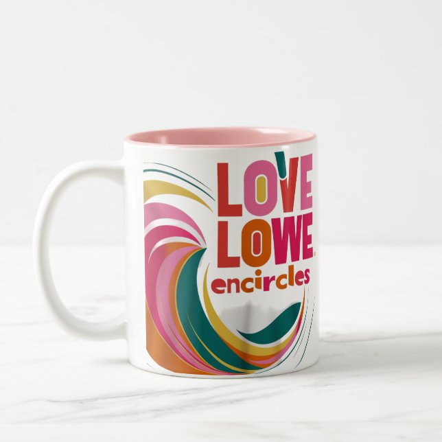 Caneca De Café Em Dois Tons Lâmpadas (Esquerda)