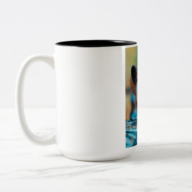Caneca De Café Em Dois Tons Lâmpadas (Esquerda)