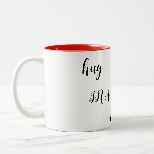 Caneca De Café Em Dois Tons Lâmpadas Elegantes para seus momentos de relaxamen (Esquerda)