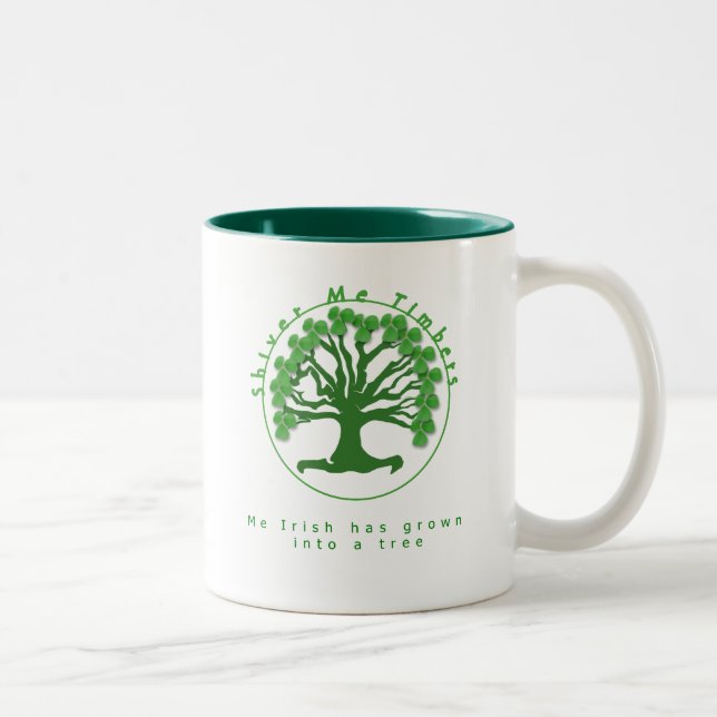 Caneca De Café Em Dois Tons Lâmpadas para me trocar (Direita)