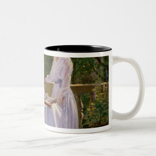 Caneca De Café Em Dois Tons Lanche do verão (Direita)