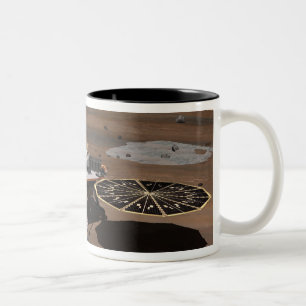 Caneca De Café Em Dois Tons Lander 5 de Phoenix Marte