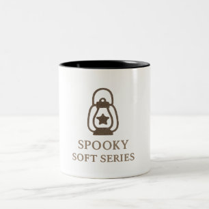 Caneca De Café Em Dois Tons Lanterna da Série Molhada Spooky - Halloween Mínim