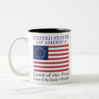 Caneca De Café Em Dois Tons Lar dos Ofendidos