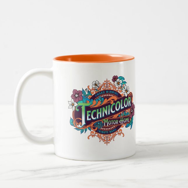 Caneca De Café Em Dois Tons Laranja TMH (Esquerda)