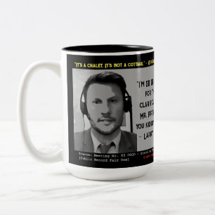 Caneca De Café Em Dois Tons Larry Brock Vs Kristian Firth por RoseWrites Mug