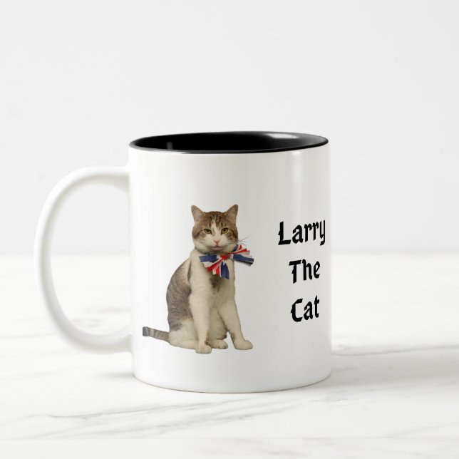 Caneca De Café Em Dois Tons Larry The Cat (UK) (Esquerda)