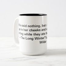 Laura Ingalls Wilder "O Longo Inverno" Cita Mug