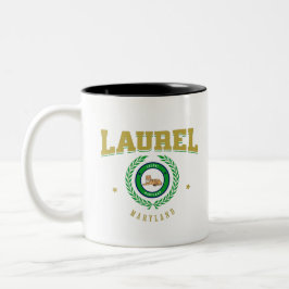 Caneca De Café Em Dois Tons Laurel Maryland
