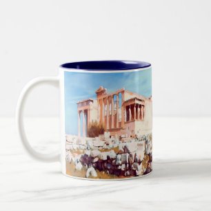 Caneca De Café Em Dois Tons ldp Atenas - Acrópole - Cecropia