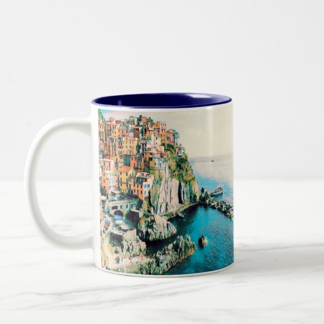 Caneca De Café Em Dois Tons ldp Cinque Terre - Manarola (Esquerda)