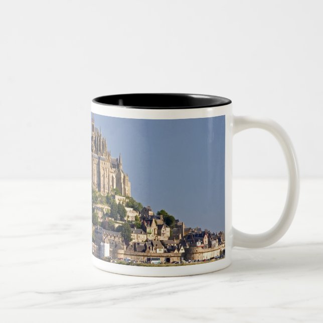 Caneca De Café Em Dois Tons Le Mont Saint Michel na região de (Direita)