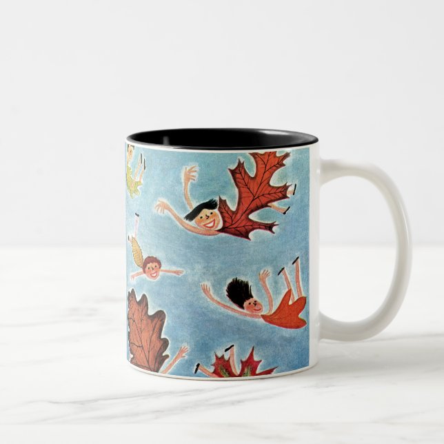 Caneca De Café Em Dois Tons Leaf Kids (Direita)
