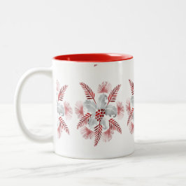 Caneca De Café Em Dois Tons LEAF PATTERN.PNG MÚG DE CAFÉ DE Dois Tons