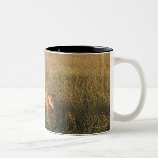 Caneca De Café Em Dois Tons Leão 6 (Direita)