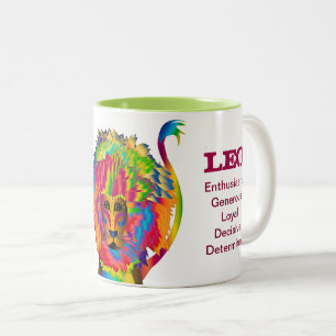 Caneca De Café Em Dois Tons Leão, as Características do Leão, Grupo Caleido