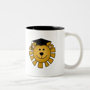 Caneca De Café Em Dois Tons Leão com camiseta e presentes do boné de formatu