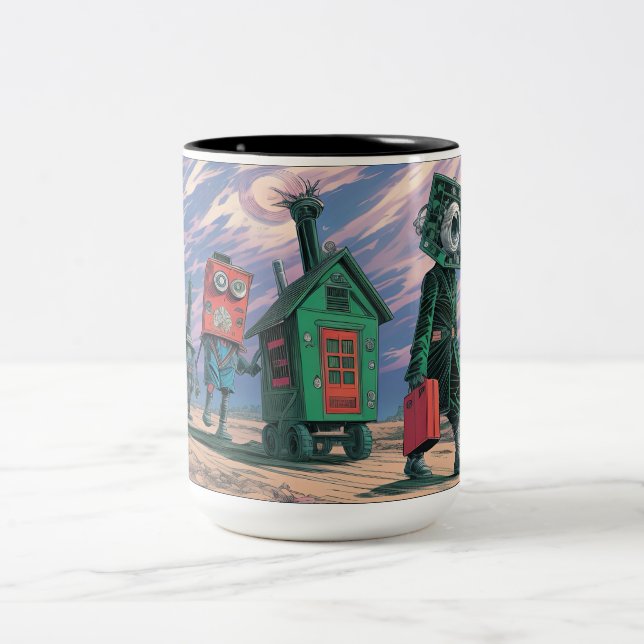 Caneca De Café Em Dois Tons Leaving for better ground (Centro)