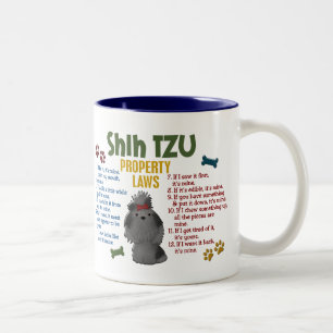 Caneca De Café Em Dois Tons Leis 4 da propriedade de Shih Tzu
