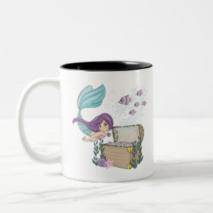 Caneca De Café Em Dois Tons Leite,azul,molho,molho,mt,banyan azul,azul