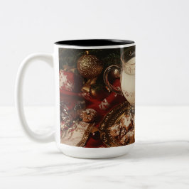 Caneca De Café Em Dois Tons Leite clássico e cookies