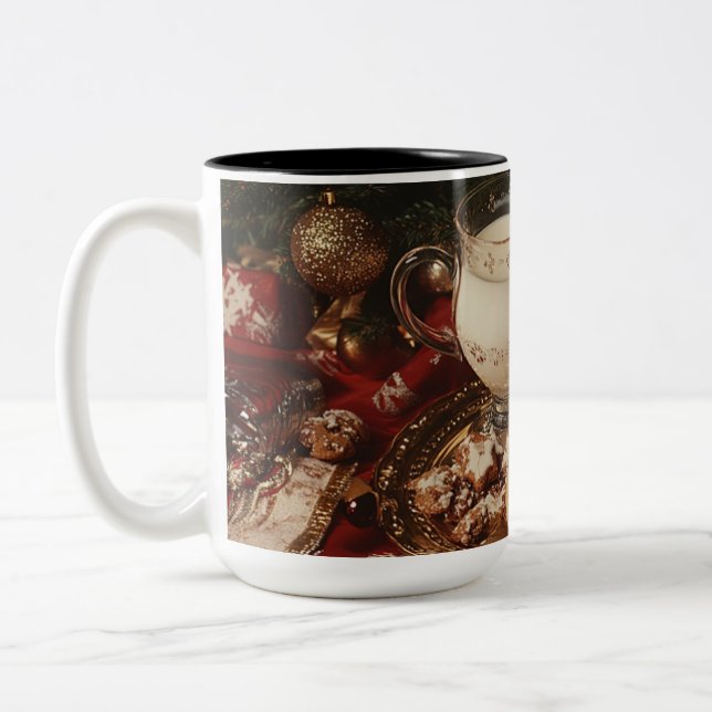 Caneca De Café Em Dois Tons Leite clássico e cookies (Esquerda)