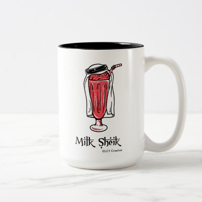 Caneca De Café Em Dois Tons Leite Sheik (Direita)