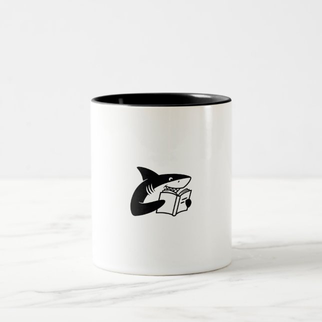 Caneca De Café Em Dois Tons Leitor de Peixes (Centro)
