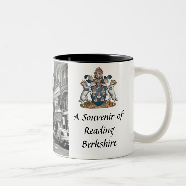 Caneca De Café Em Dois Tons Leitura, Berkshire - Souvenir Mug (Direita)
