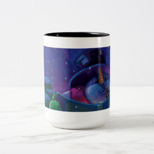 Caneca De Café Em Dois Tons Leitura de Tempo Inteiro