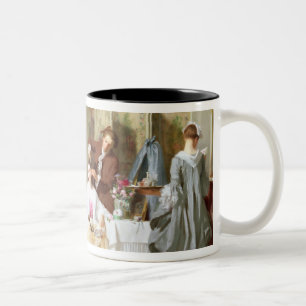 Caneca De Café Em Dois Tons Leitura "Manon Lescaut" de Prevost do Abbe, 1856