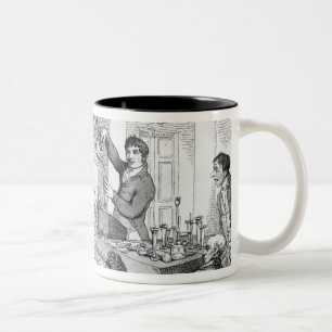 Caneca De Café Em Dois Tons Leituras químicas, c.1809