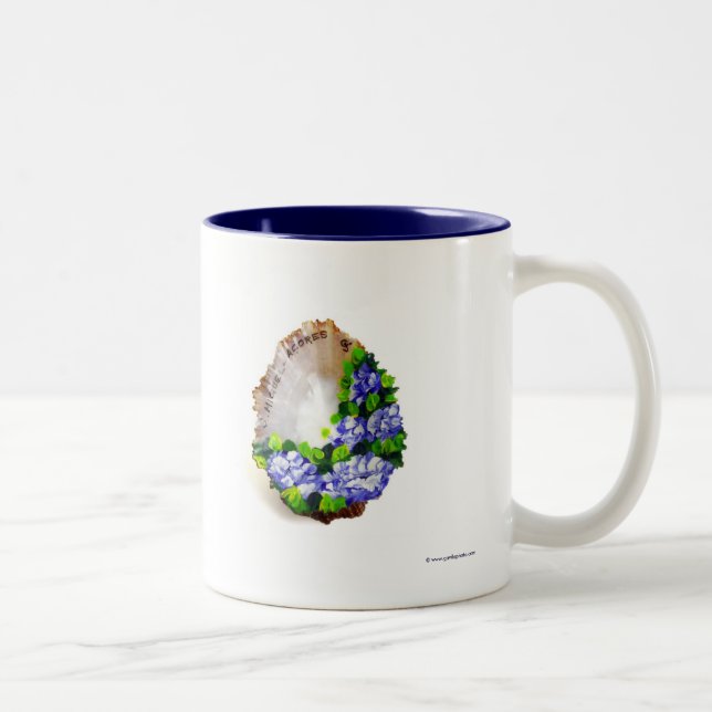 Caneca De Café Em Dois Tons Lembrança de Açores (Direita)