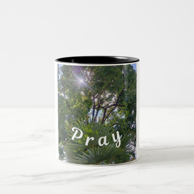 Caneca De Café Em Dois Tons Lembrete: "Ore" (Centro)