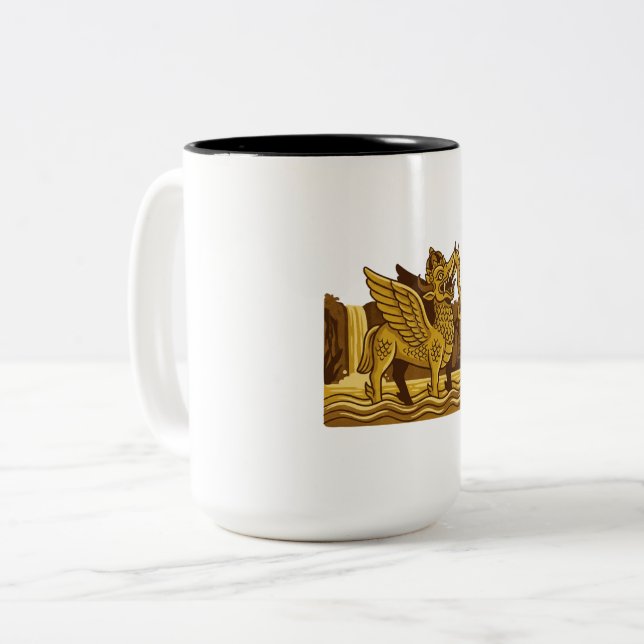 Caneca De Café Em Dois Tons Lembuswana (Frente Esquerda)