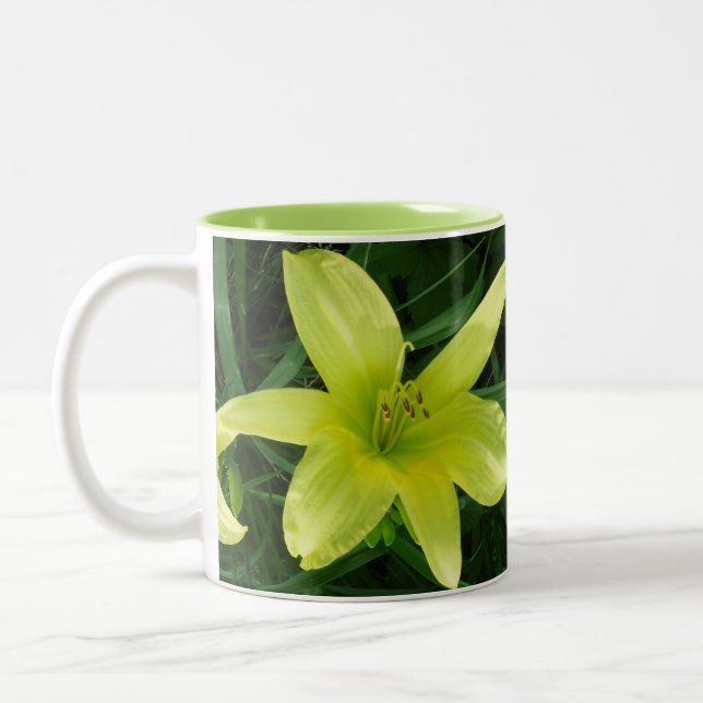 Caneca De Café Em Dois Tons Lemon Lily Mug (Esquerda)