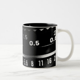 Caneca De Café Em Dois Tons Lente Mug 1