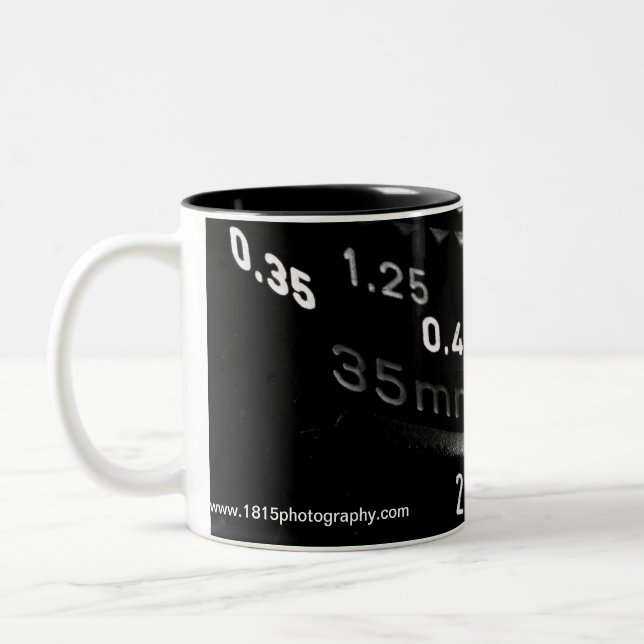 Caneca De Café Em Dois Tons Lente Mug 1 (Esquerda)