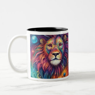 Caneca De Café Em Dois Tons Leo Lion Mug