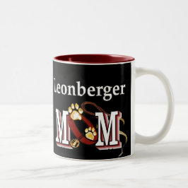 Caneca De Café Em Dois Tons Leonberger MOM Gifts